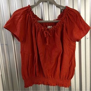 MADEWELL Short Sleeve Top Size Small